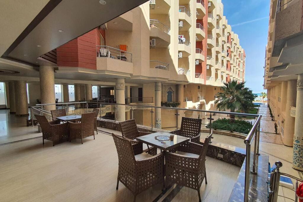 Casablanca Beach Direct Sea View Tow Bedroom Apartment Hurghada Exteriör bild