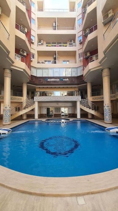 Casablanca Beach Direct Sea View Tow Bedroom Apartment Hurghada Exteriör bild