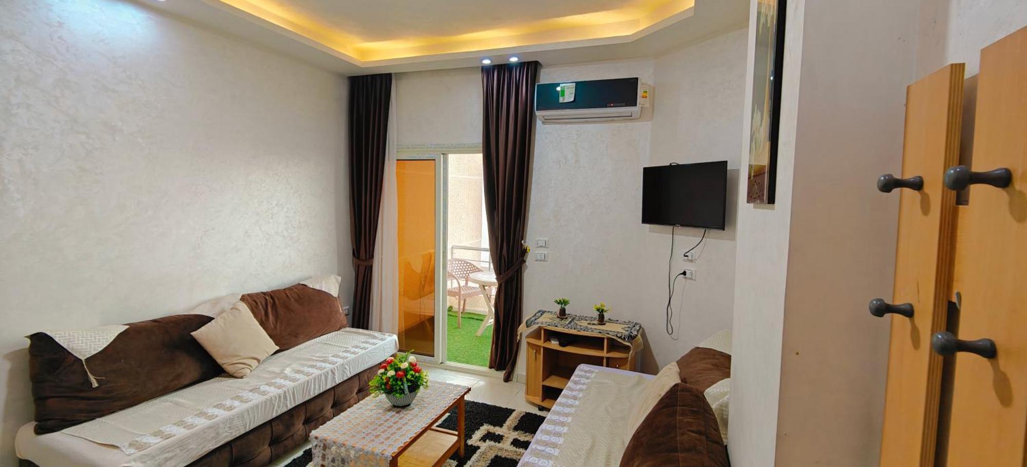 Casablanca Beach Direct Sea View Tow Bedroom Apartment Hurghada Exteriör bild