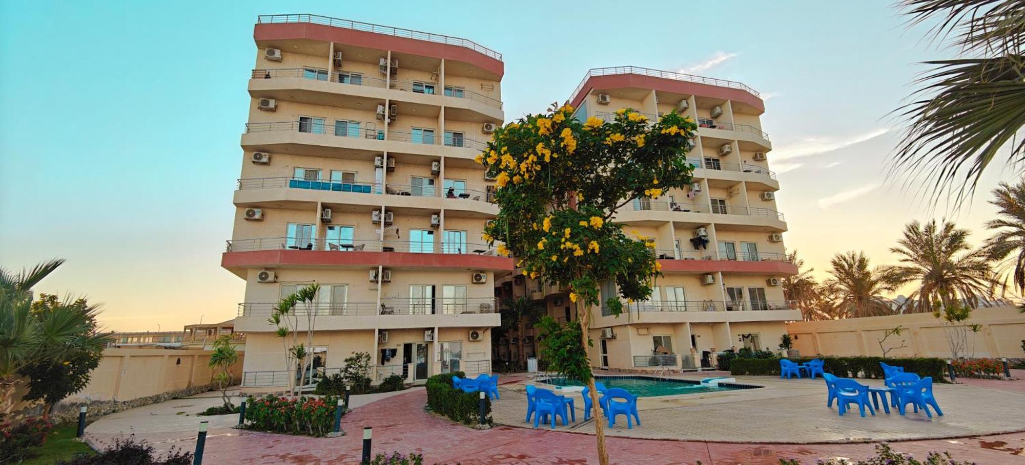 Casablanca Beach Direct Sea View Tow Bedroom Apartment Hurghada Rum bild