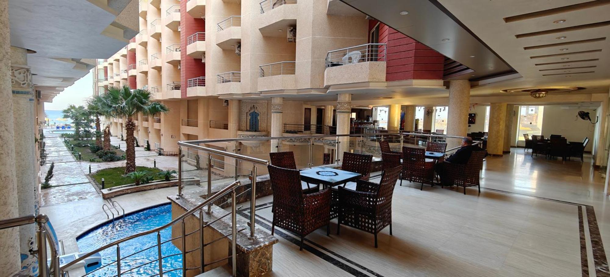 Casablanca Beach Direct Sea View Tow Bedroom Apartment Hurghada Rum bild