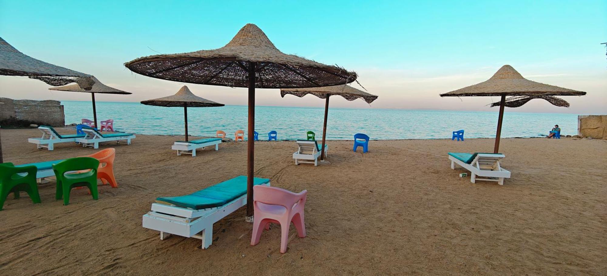 Casablanca Beach Direct Sea View Tow Bedroom Apartment Hurghada Rum bild