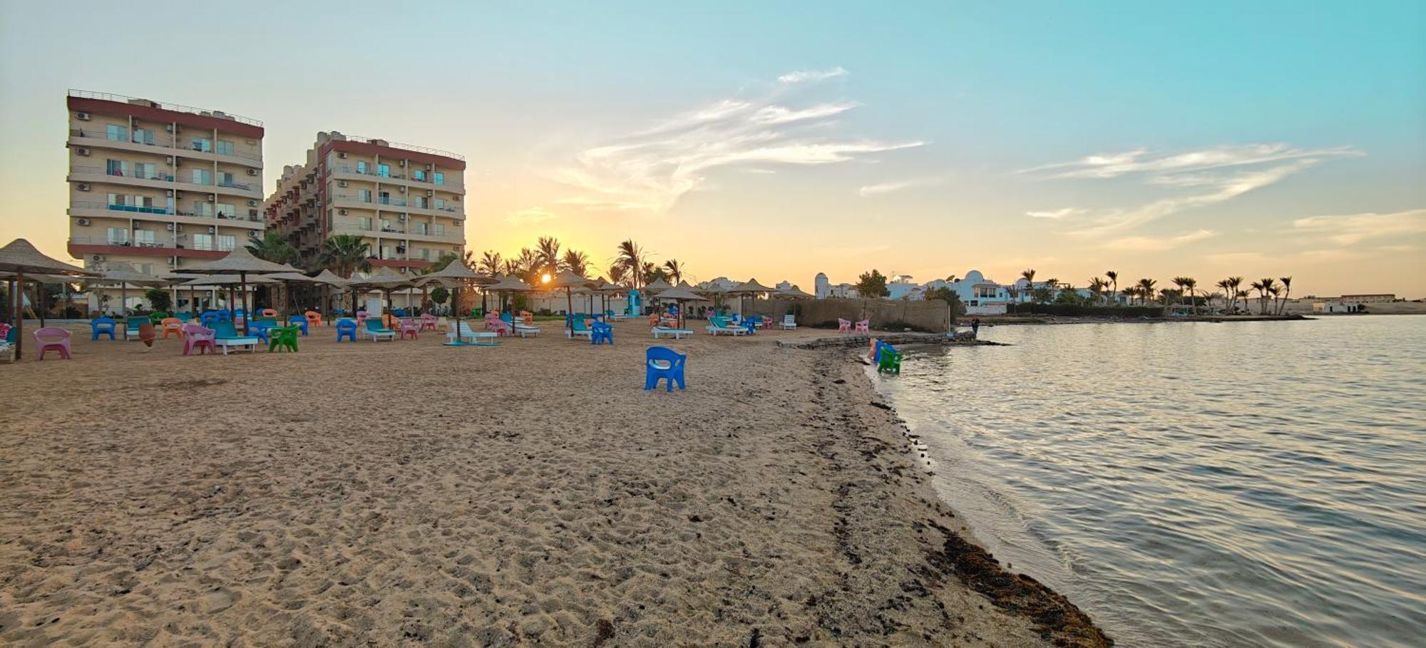 Casablanca Beach Direct Sea View Tow Bedroom Apartment Hurghada Rum bild